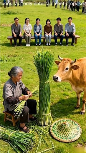 🎋 Super Cow Skills & Funny Animal Helpers 😂🐮 | #Shorts #Viral