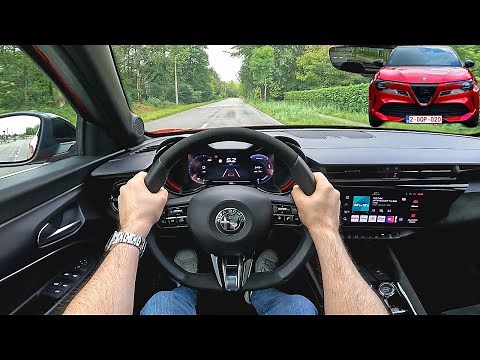 Alfa Romeo Junior Veloce 2026 POV Test Drive | Elettrica 280 hp