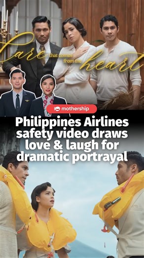 Serving tea... literally ☕️ The safety video, published on YouTube by Philippine Airlines on Dec. 31, has received praise for paying homage to the Filipino culture of teleserye. Teleserye refers to melodramatic television series in the Philippines. The video takes a “creative way of showcasing not only the beauty of the Philippines but also Filipino pop culture and its unique sense of humour,” one commenter wrote. “The tear activating the life vest light sold it for me,” another wrote. | Mothers