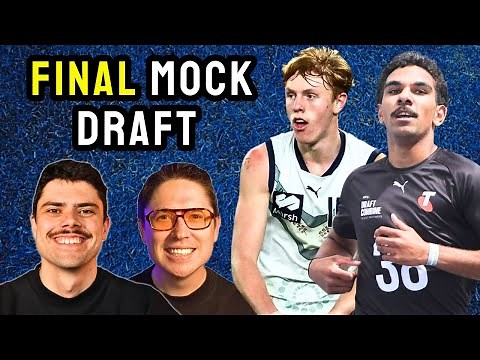 2025 AFL Draft Predictions | 3 days to go!