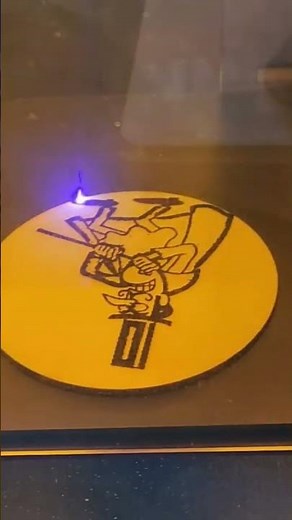 Snidely Whiplash Main Antagonist to Dudley Do Right in laser art