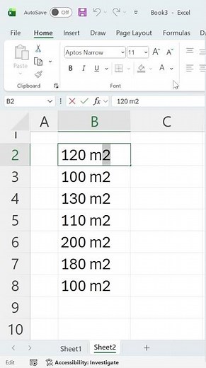 Square symbol in Excel