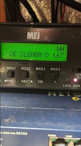 Mfj cw decoder/keyer, use a keyboard to reply👍