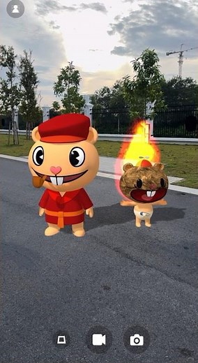 Pop and Cub #happytreefriends