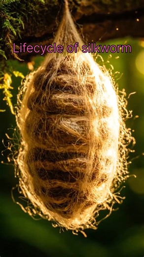 #trending#viral#nature#lifecycle of silkworm#silk rearing#4k video🥰😉