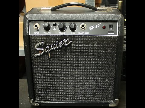 Sound Demo of Squier/Fender SP-10 Guitar Amp by Eddie de Hamer of Guitar Tutor Leeds.Com