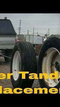 Semi Trailer Tandem Replacement And Chasis Removal