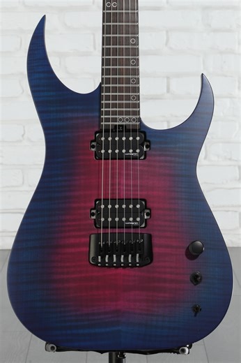 Schecter USA Custom Shop Keith Merrow KM-6 MK-III Pro - Blue Crimson Flame