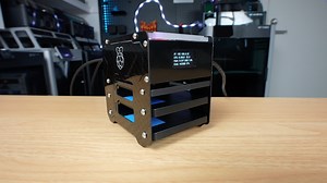 Pi 5 NAS With Custom Carbon Fibre Panels, Made on the Makera Z1! - The DIY Life