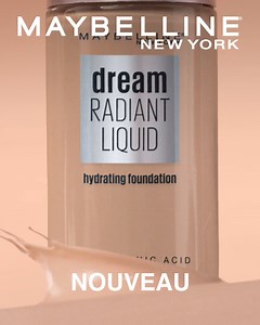 Nouvelle année, nouvelle formule 🤩 Notre super fond de teint Dream Radiant Liquid fait peau neuve et te garantie encore plus de soin et d’hydratation ! Qui a envie de le tester ? 👉 http://bit.ly/39Ogi8h | Maybelline New York