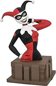 Diamond Select Toys Batman The Animated Series: Harley Quinn Harlequinade Resin Bust, Multicolor