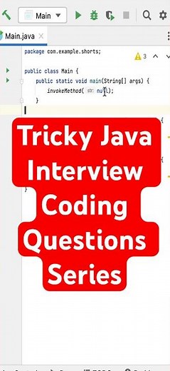 Java Tricky Interview Coding Program 17 #javaprogramming