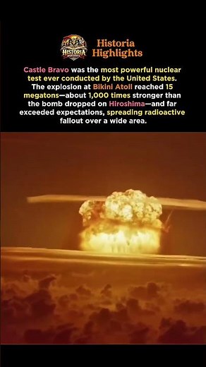 The Nuclear Test That Went Wrong #history #nuclearweapons