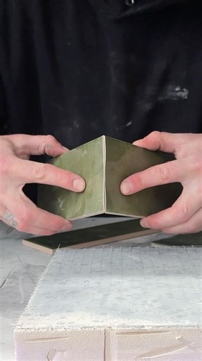 How to turn a basic tile job into a high end one #howto #tiling #mitre #tiles