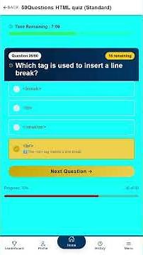 50Questions HTML Quiz - Part 4 of 5