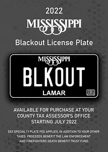 ‘Blackout’ car tags on sale starting Friday