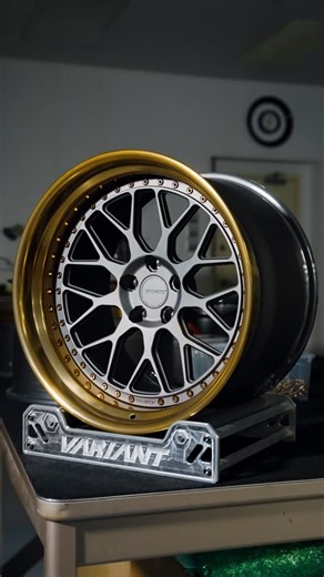 Variant Alloy Wheels® | Forged Wheel Manufacturer on Instagram: "If you wanna be BALLIN, you gotta B-All-In. — Perfect color combination for these SFC-3P built for a widebody Corvette C7 🏁"