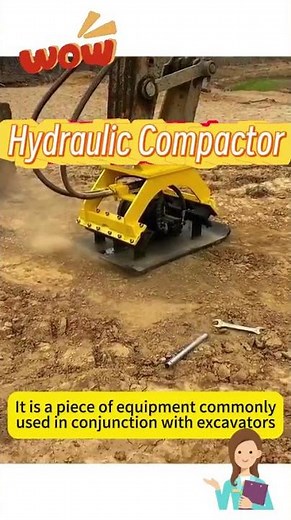 Introduction to Hydraulic Vibratory Compactors for Excavators #Eastmach #compactor #attachment