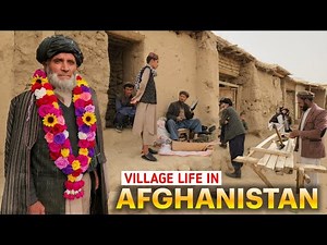 A day in life in the most remote village in Afghanistan - Happy life of rural people | 4K