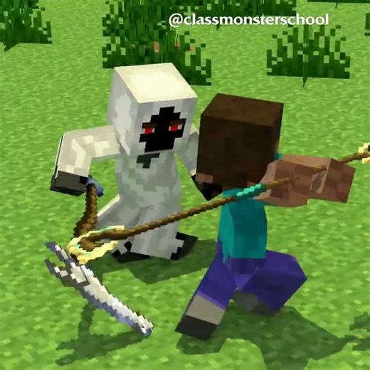 Herobrine vs Grim Reaper - Minecraft Animation