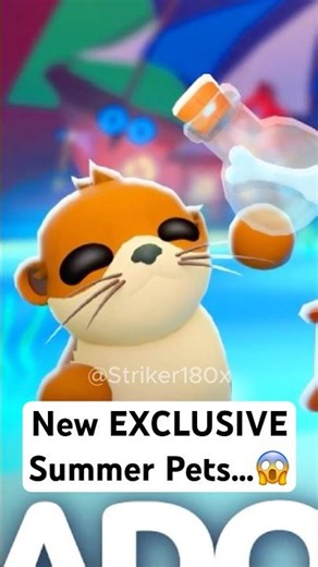 How To Get New EXCLUSIVE Summer Pets in Adopt Me...😱#roblox #adoptme