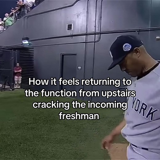 #function #freshman #crack #marionorivera #yankees #baseball | mariano rivera walk out