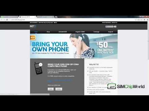 HOW TO ACTIVATE A NET10 CDMA CELL PHONE [WWW.SIMCHIPWORLD.COM]