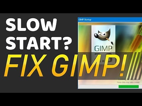GIMP FONT LOADING TIME FIX (Looking for data files Font Cache)