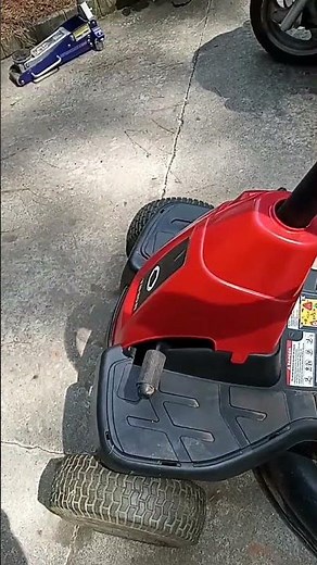Troy Bilt/MTD rear engine rider no steering popping quick fix