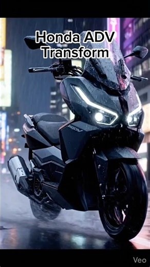 Honda ADV Turns Into a Robot 🤯 Cinematic Transformation in 4K #honda #hondaadv160 #transformation🏍️