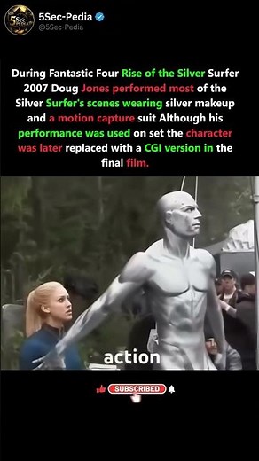 Silver Surfer Was Performed by a Real Actor Before CGI Replaced Him