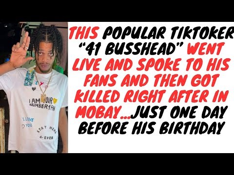 41 Busshead Joins The List Of TikTokers Who Went Live Then Lose Dem Lives