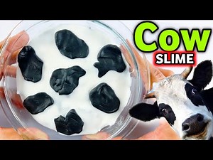🐄DAIRY COW INSPIRED SLIME👅🎧 How to make Slime with Fevicol at home easy [ASMR]
