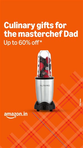 178 reactions | From cookware to kitchen gadgets, find gifts that match Dad's love for cooking. Shop Father's Day gifts now on Amazon. | Amazon India | Facebook