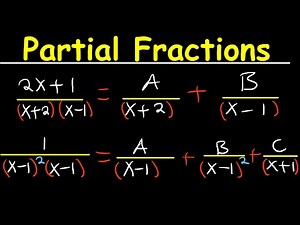 Partial Fractions