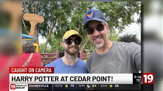 ‘Yer a wizard:’ Daniel Radcliffe spotted at Cedar Point