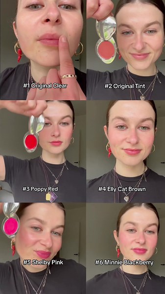 Fluff Lip Oil ☁️ Complete Collection Swatched. itsallfluff.com #lipoil #makeupapplication #girl #swatch