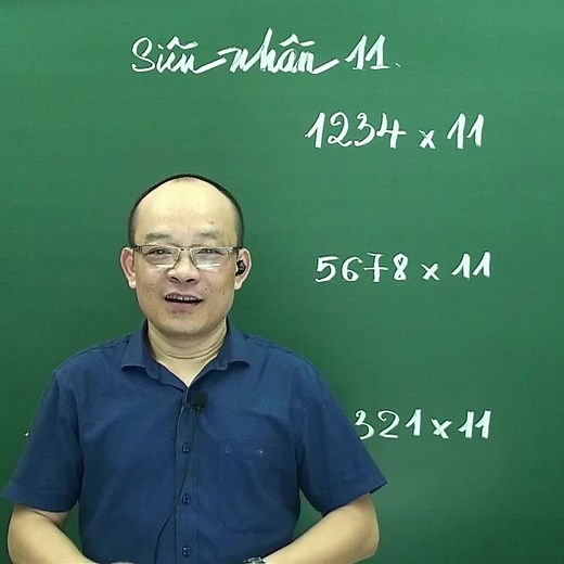 Cách Tính Nhẩm Nhanh Phép Nhân Với 11