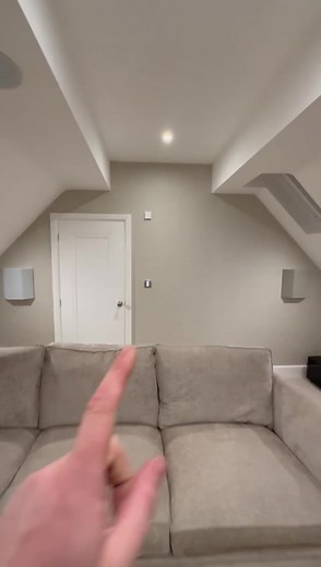 DETAILS, DETAILS MATTER We recently installed these Triad speakers for our Leicester project and we used RAL colour matching to get the grills to match the furniture in the room. White grills didn’t look out of place but this just adds that little bit extra to it 🔥🚀 #control4 #smarthome #ral #colour #colourmatch #speaker #speakers #cinemaroom #media #mediaroom #install #onthetools