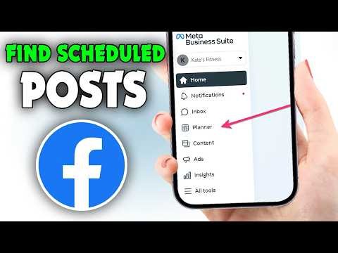 How to find scheduled posts on facebook - New Update