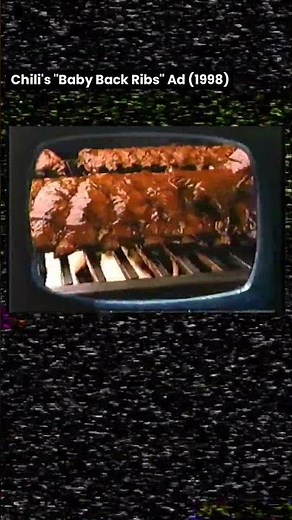 Chili's "Baby Back Ribs" Ad (1998) #90s #retroads #retro #90snostalgia