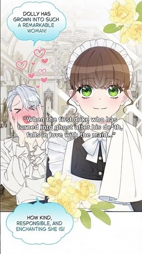 The ghost first duke is obsessed with the maid 🔥 #manhwa #webcomics