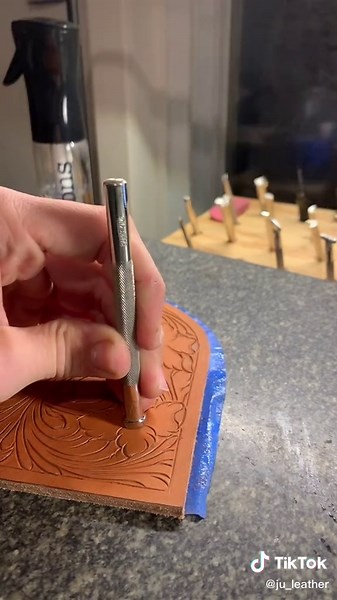 Handmade Custom Leather Tooling Process