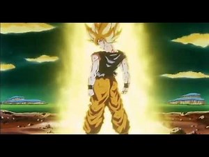 goku turns super saiyan 1 for the first time