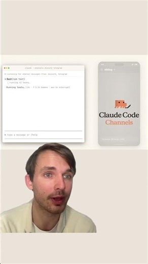Claude code live in Telegram and Discord