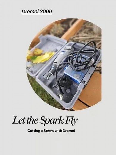 Dremel 3000 - Let the Spark Fly #dremeltool #smartphone #powertools #dremelwoodcarving #dremel
