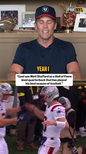 @tombrady explains why @matthewstafford is his pick for MVP this season on @theherd 🏆👆 | NFL on FOX