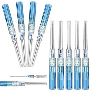 Catheter Piercing Needles - YONGDA 10Pcs 22G Catheter Needles Cateter Para Catheter Hollow Needles for Ear Nose Belly Cartilage Piercing Needles