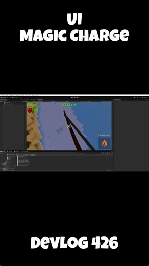 UI - Magic Charge【DevLog 426】 #ゲーム制作 #indiedev #unitydev