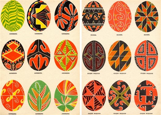 The Traditional Designs of Ukrainian Egg Decorating